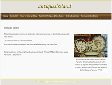 Tablet Screenshot of antiquesireland.com